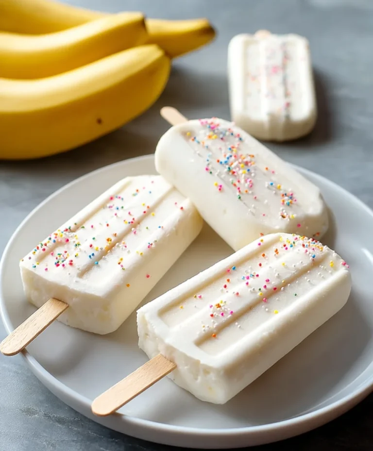 Frozen Banana Yogurt Pops – Easy Healthy Treat