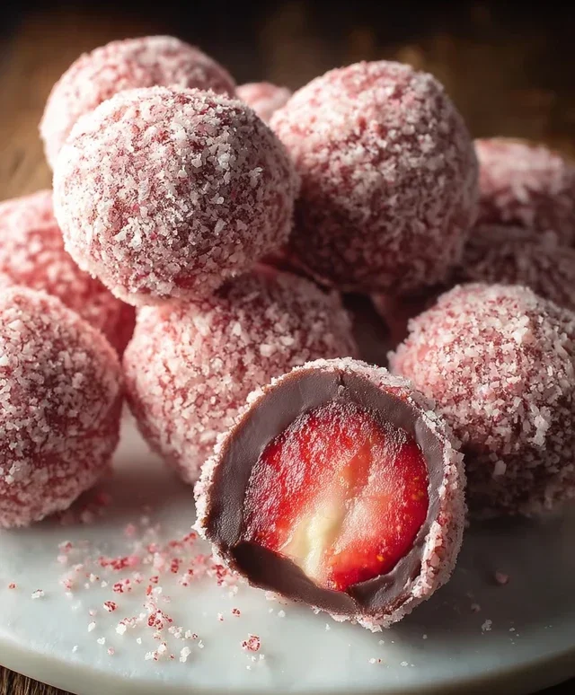 Strawberry Truffles