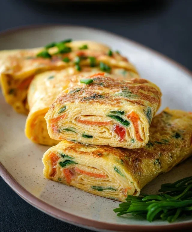 Gyeran Mari (Korean Rolled Omelette)
