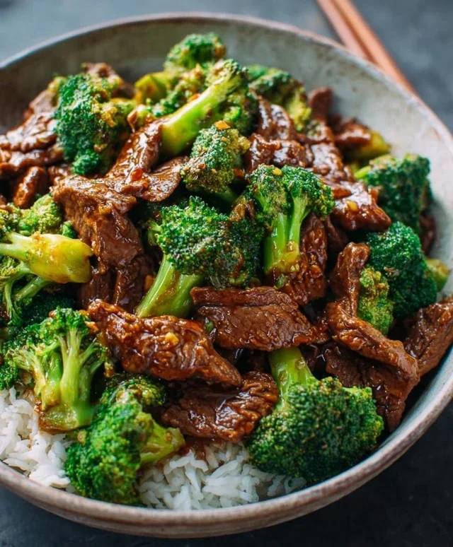 Chinese Beef and Broccoli (牛肉炒西兰花)