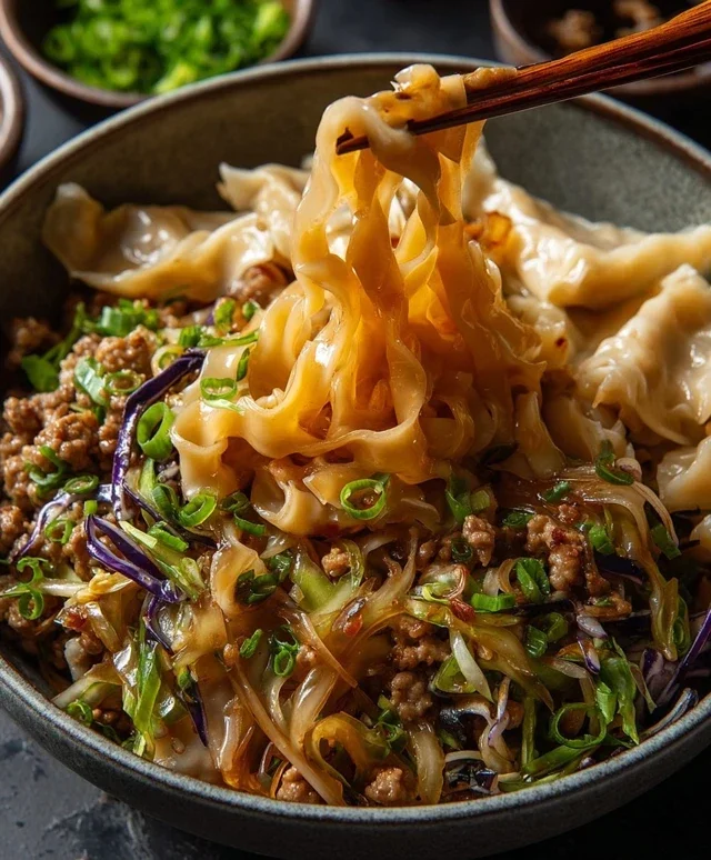 Potsticker Noodle Bowl
