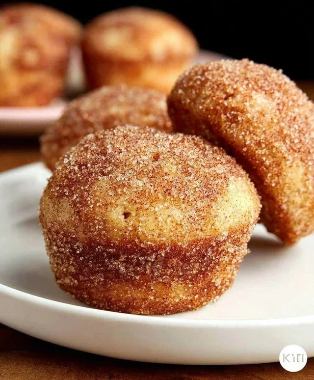 Keto Muffins- Classic Cinnamon "Sugar" Donut Style