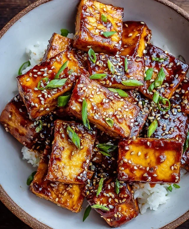 Crispy Sticky Tofu
