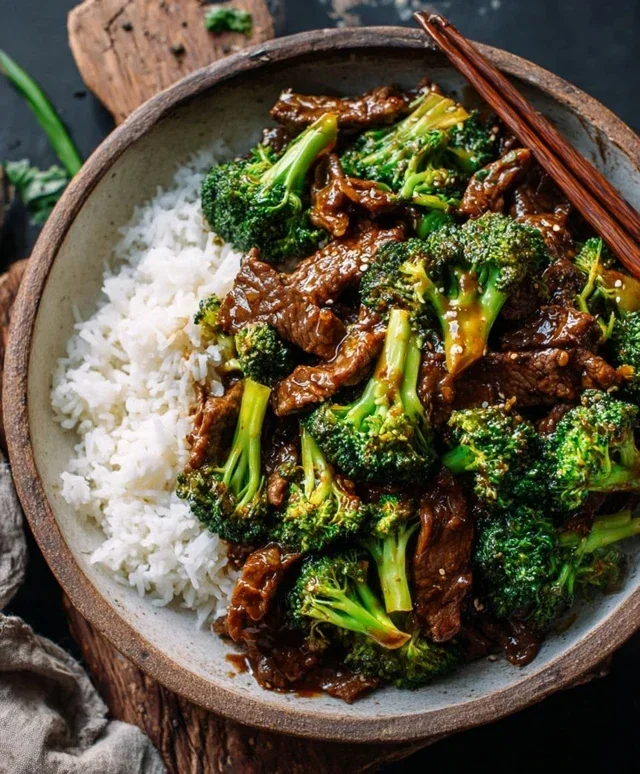 Chinese Beef and Broccoli (牛肉炒西兰花)