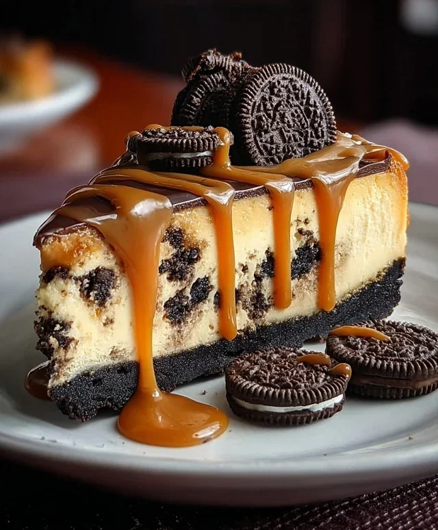 Oreo & Caramel Cheesecake