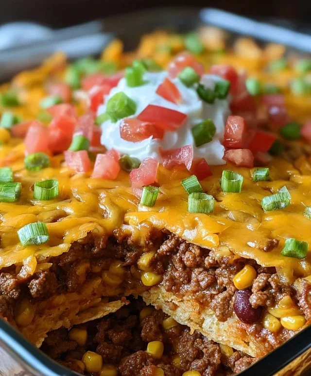 Walking Taco Casserole