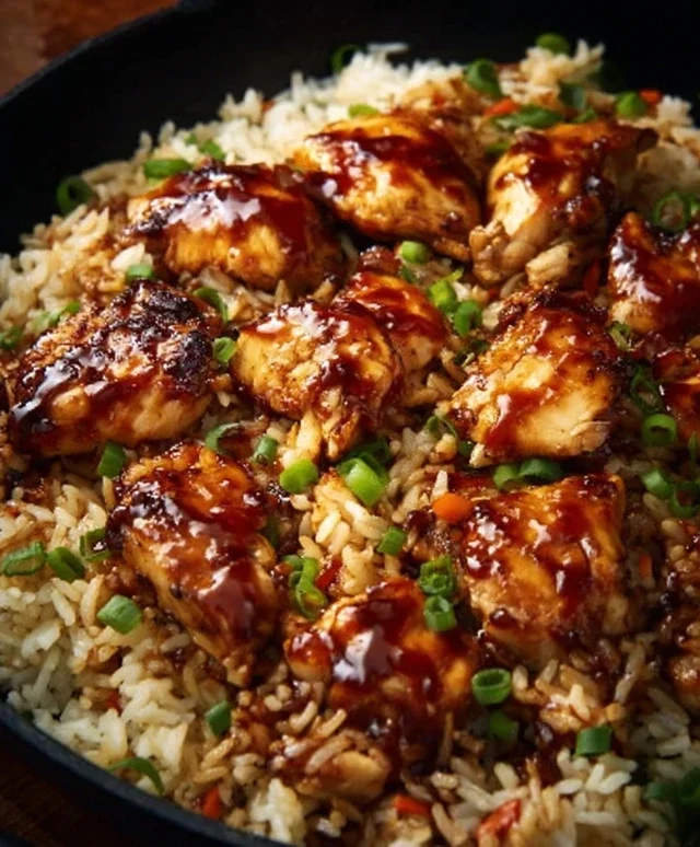 One-Pan Bold Honey BBQ Chicken Rice