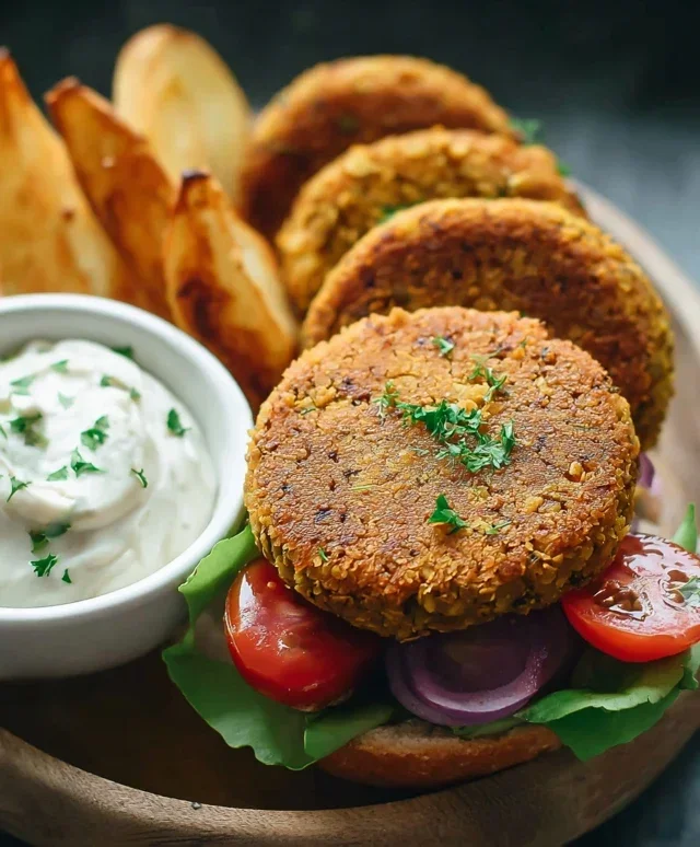 Easy 6-Ingredient Lentil Burgers
