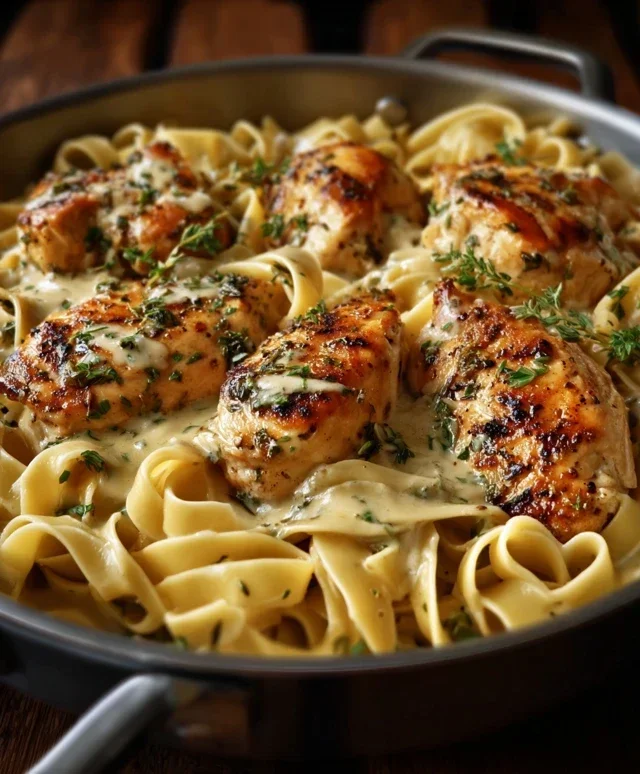 One-Pan Chicken with Buttered Noodles