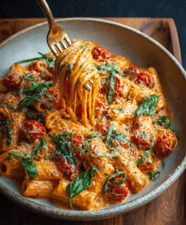 Creamy Tomato Garlic Pasta