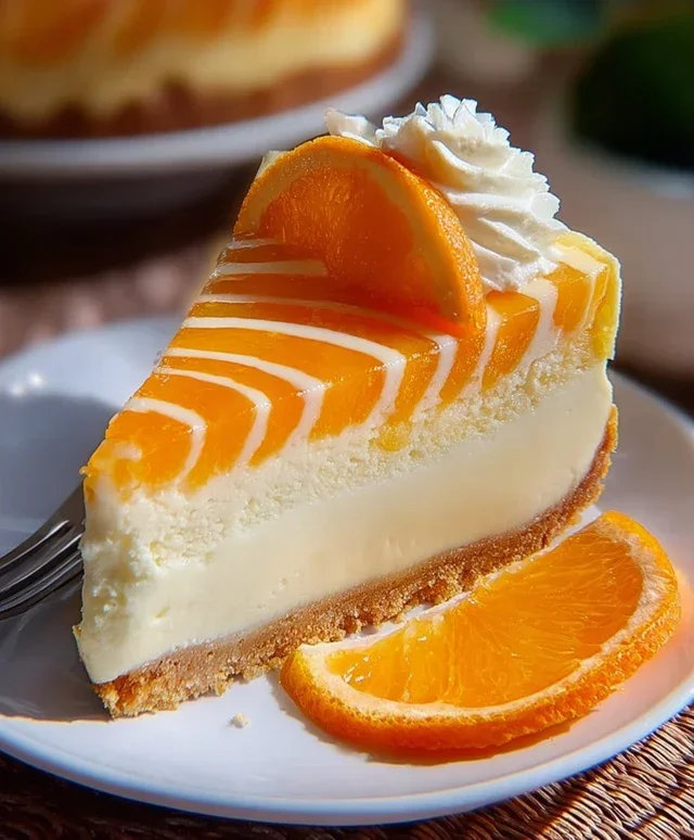 Orange Creamsicle Cheesecake
