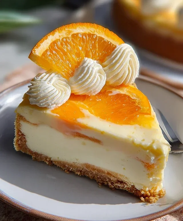 Orange Creamsicle Cheesecake