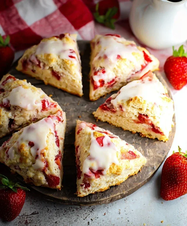 Strawberry Scones