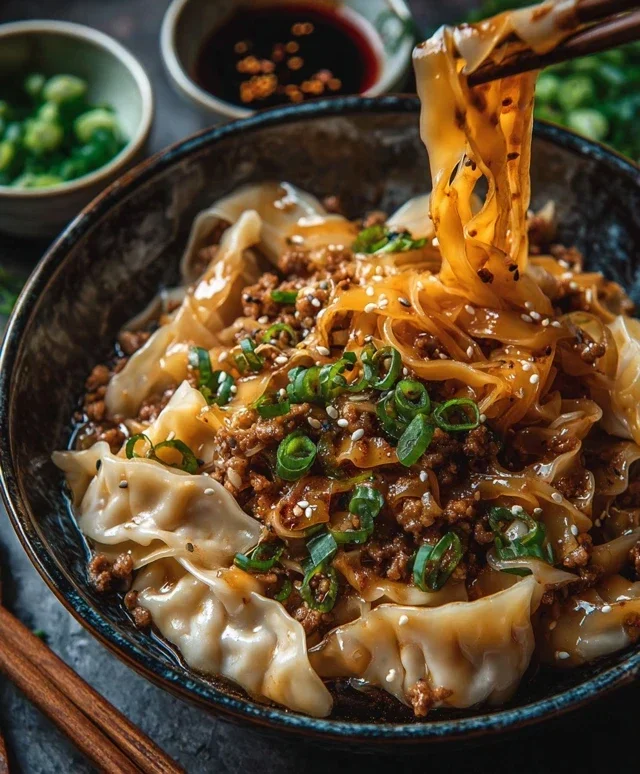Potsticker Noodle Bowl
