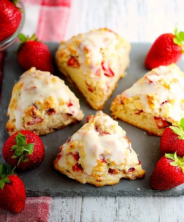 Strawberry Scones