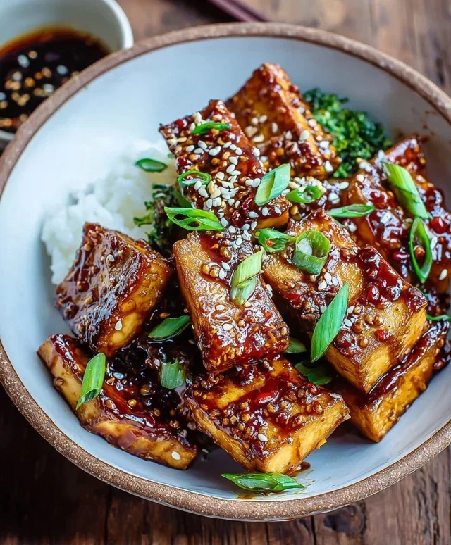 Crispy Sticky Tofu