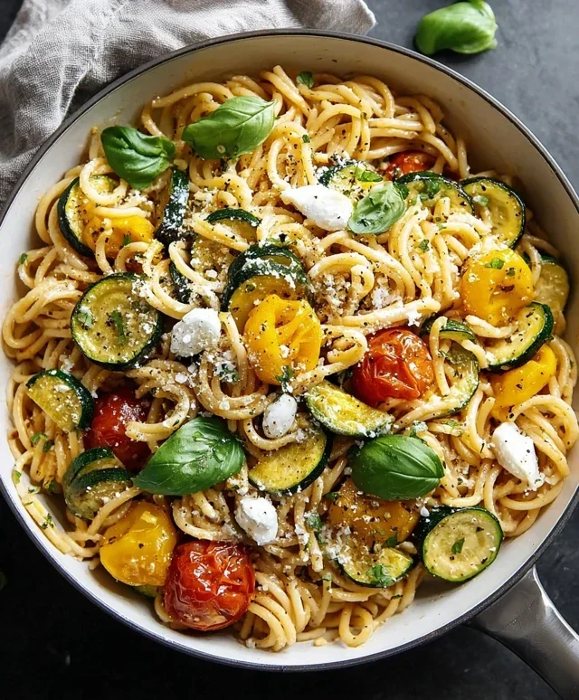 Summer Squash Pasta Skillet