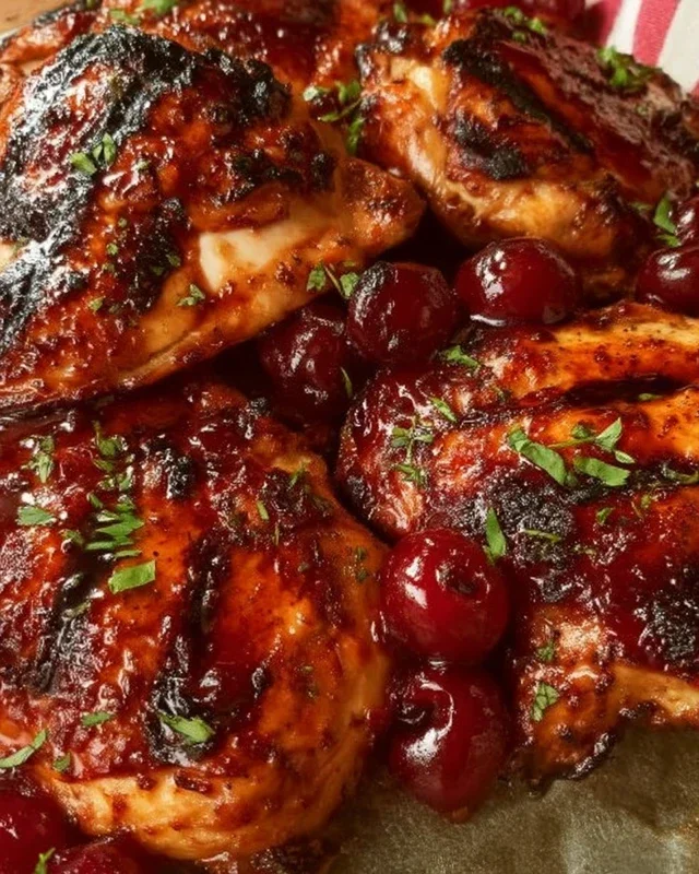 Cherry Dr. Pepper Grilled Chicken