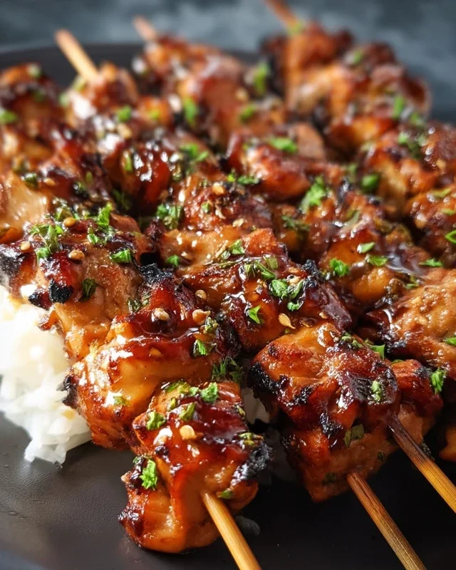 Teriyaki Chicken Skewers