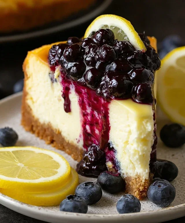 Lemon Blueberry Cheesecake