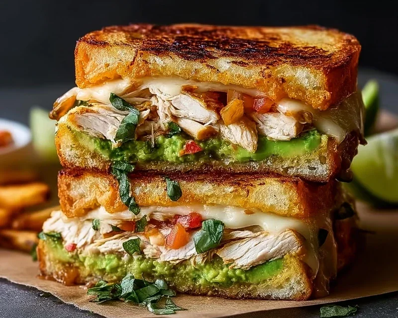 Chicken Avocado Melt Sandwich