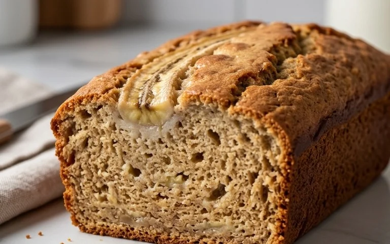 Healthy 5-Ingredient Flourless Banana Bread