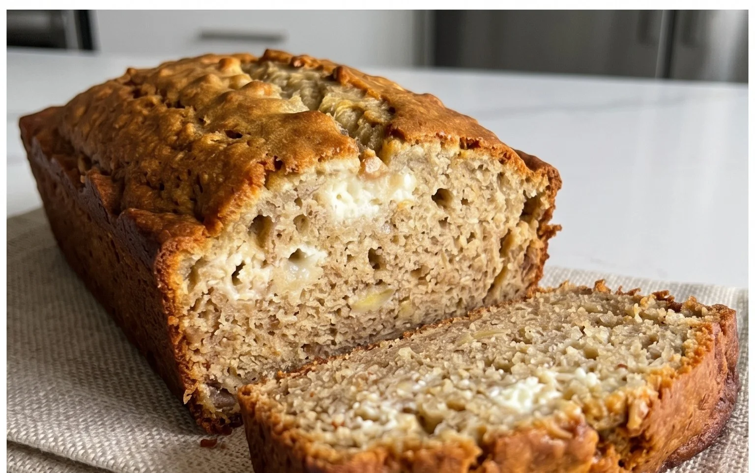 Cottage Cheese Banana Bread