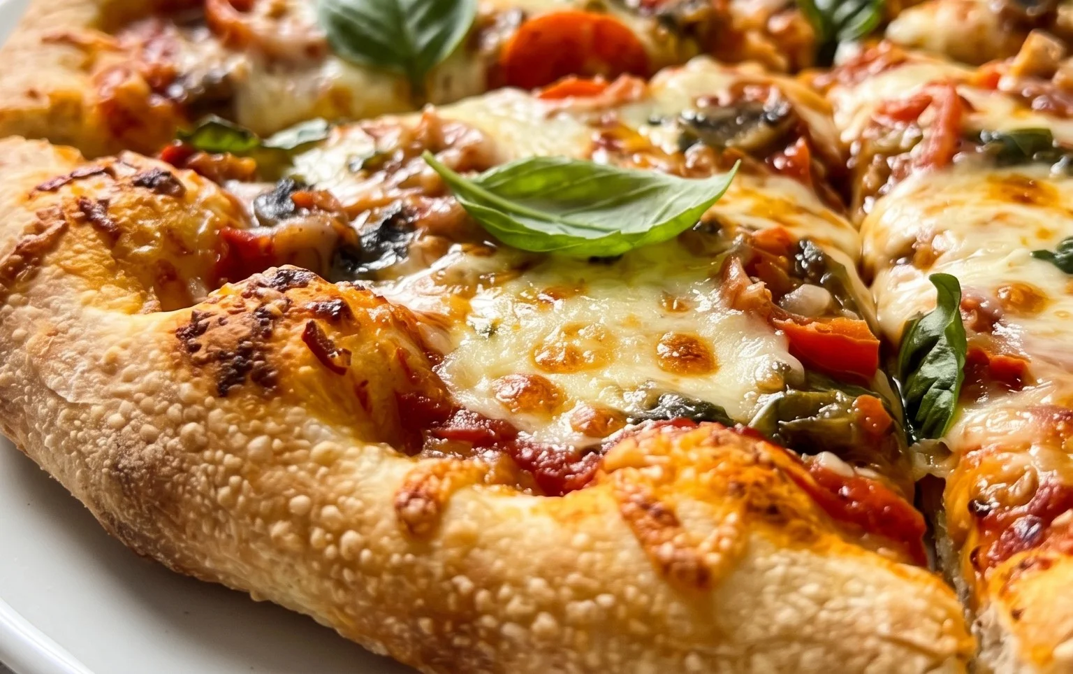 An excellent No Yeast Pizza Dough - quick easy homemade pizza!