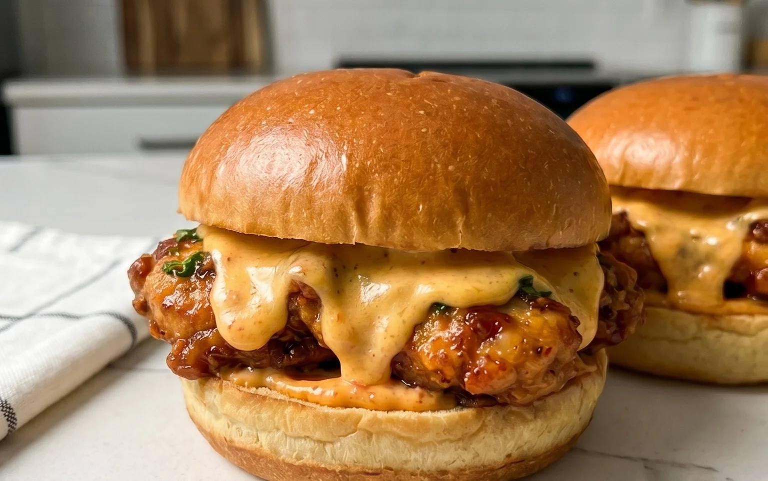 Cheesy Dynamite Chicken Buns