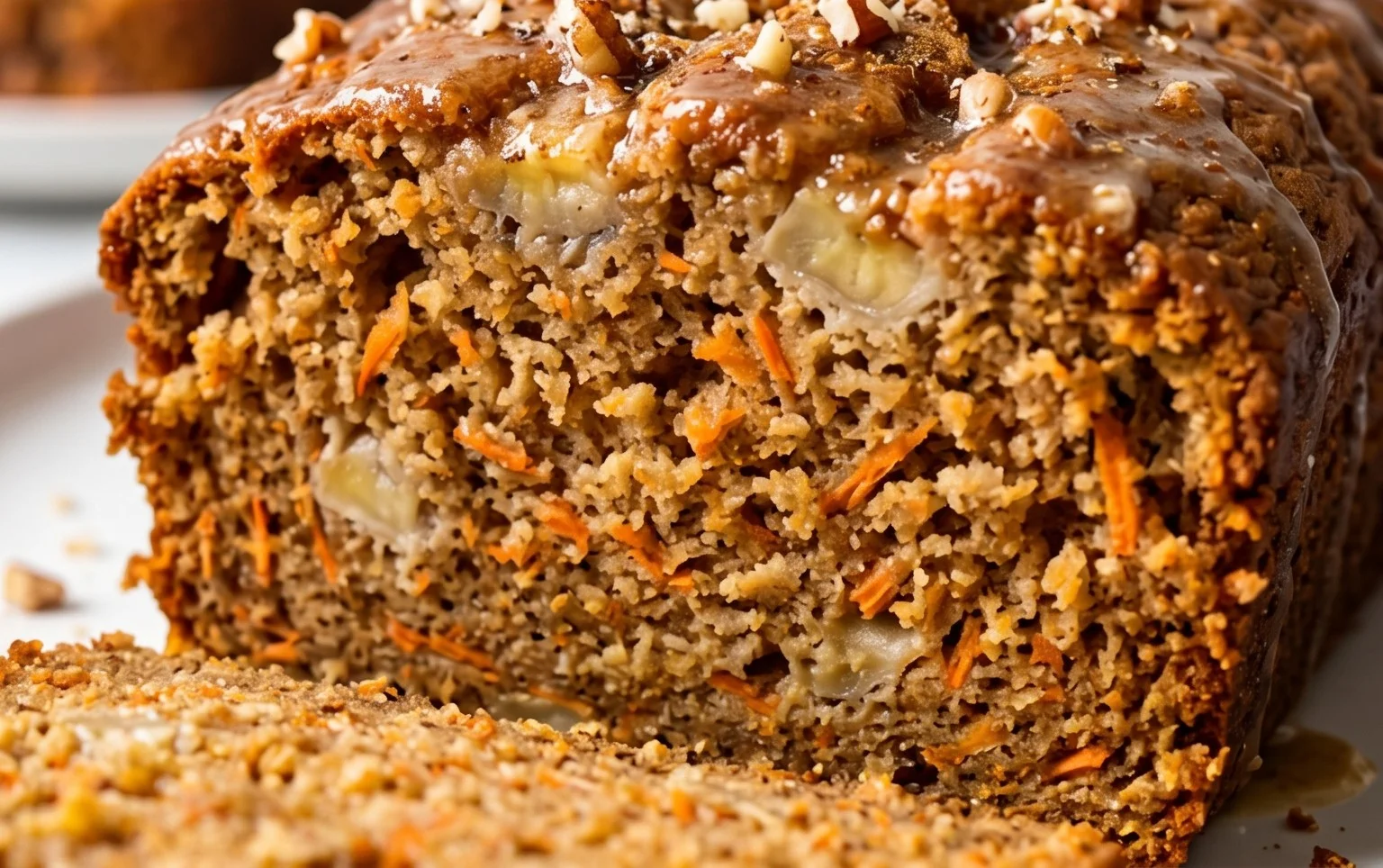 Dairy Free Carrot Cake Banana Bread