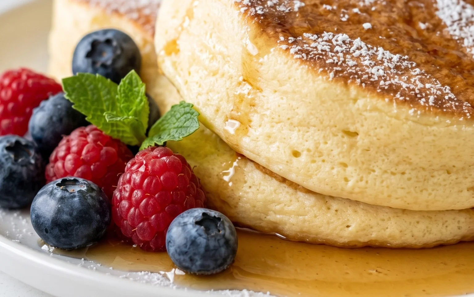 Fluffy Japanese Soufflé Pancakes