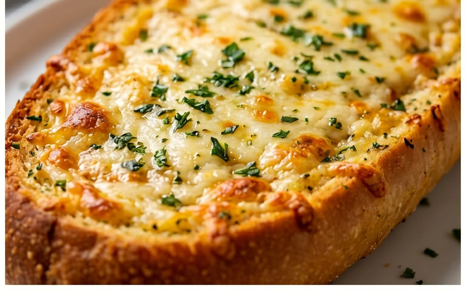 BEST CHEESY GARLIC BREAD RECIPE