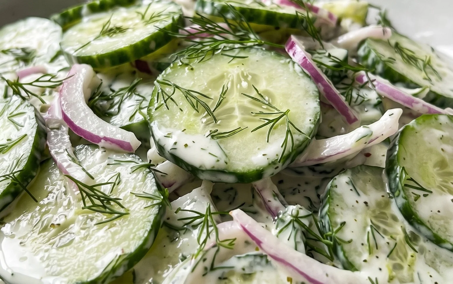 Polish Cucumber Salad