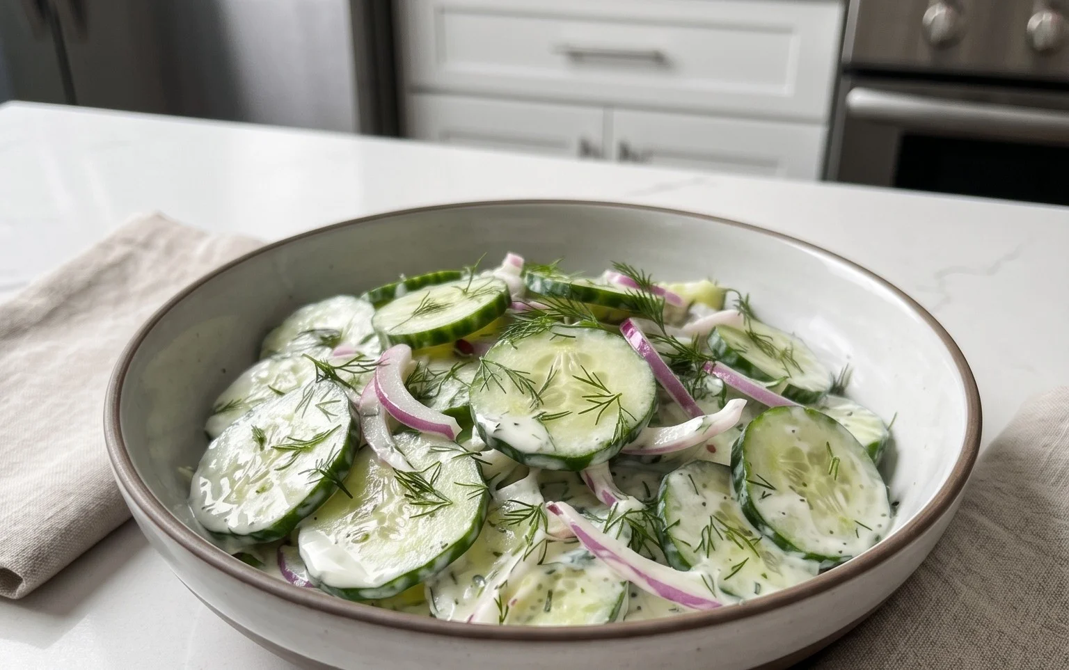 Polish Cucumber Salad
