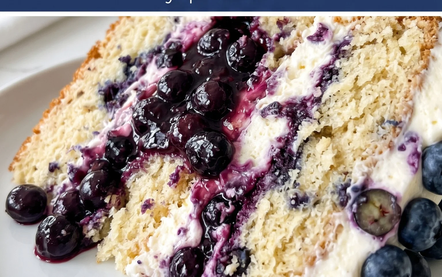 Nova Scotia Blueberry Cream Cake