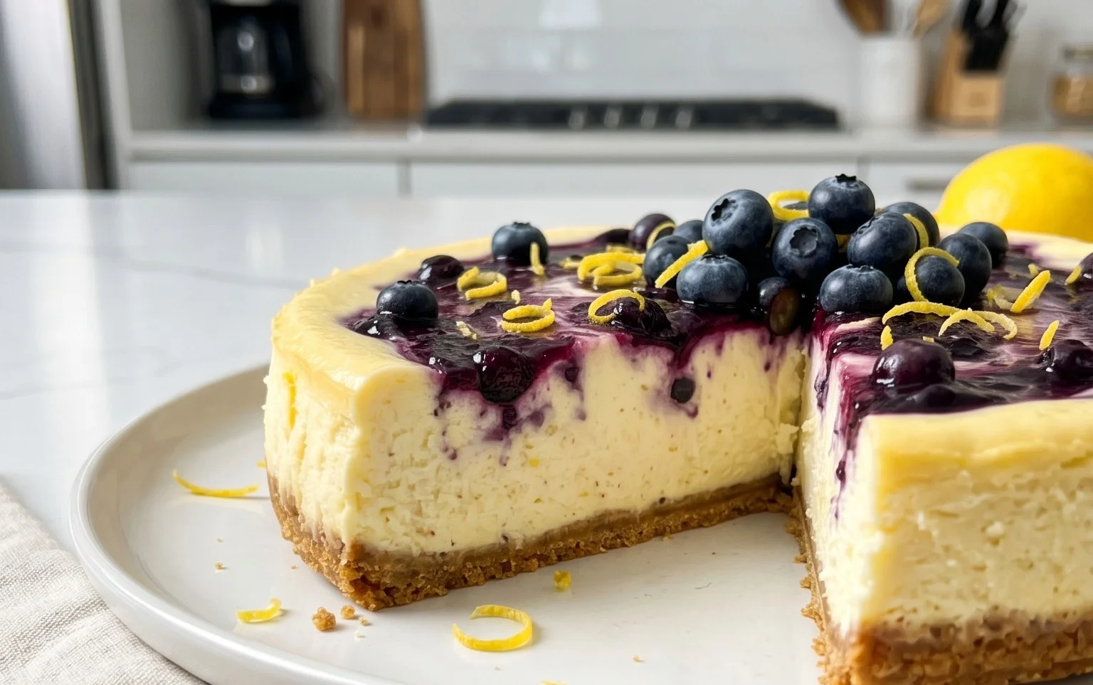 Lemon Blueberry Cheesecake