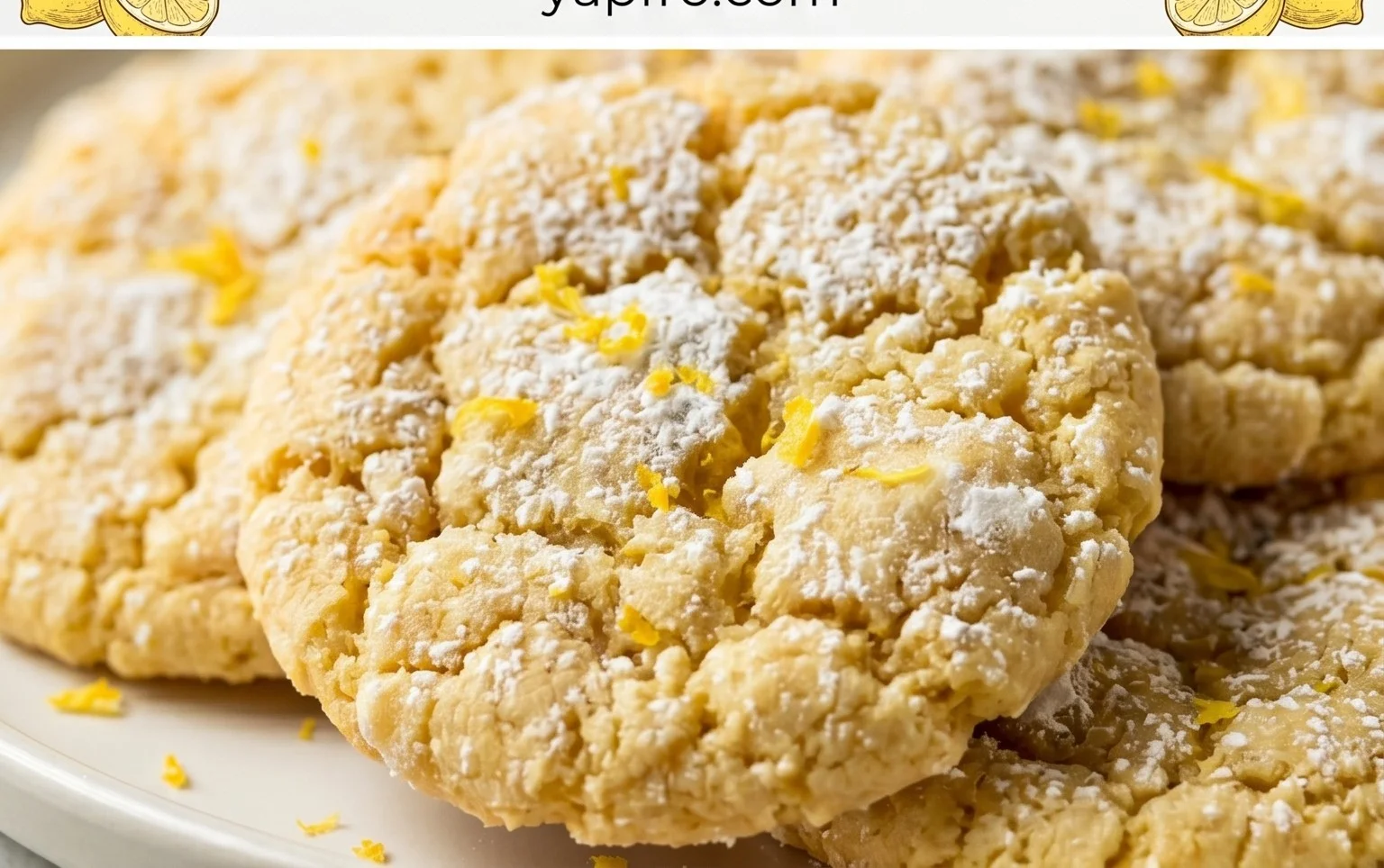 Soft & Chewy Lemon Cookies