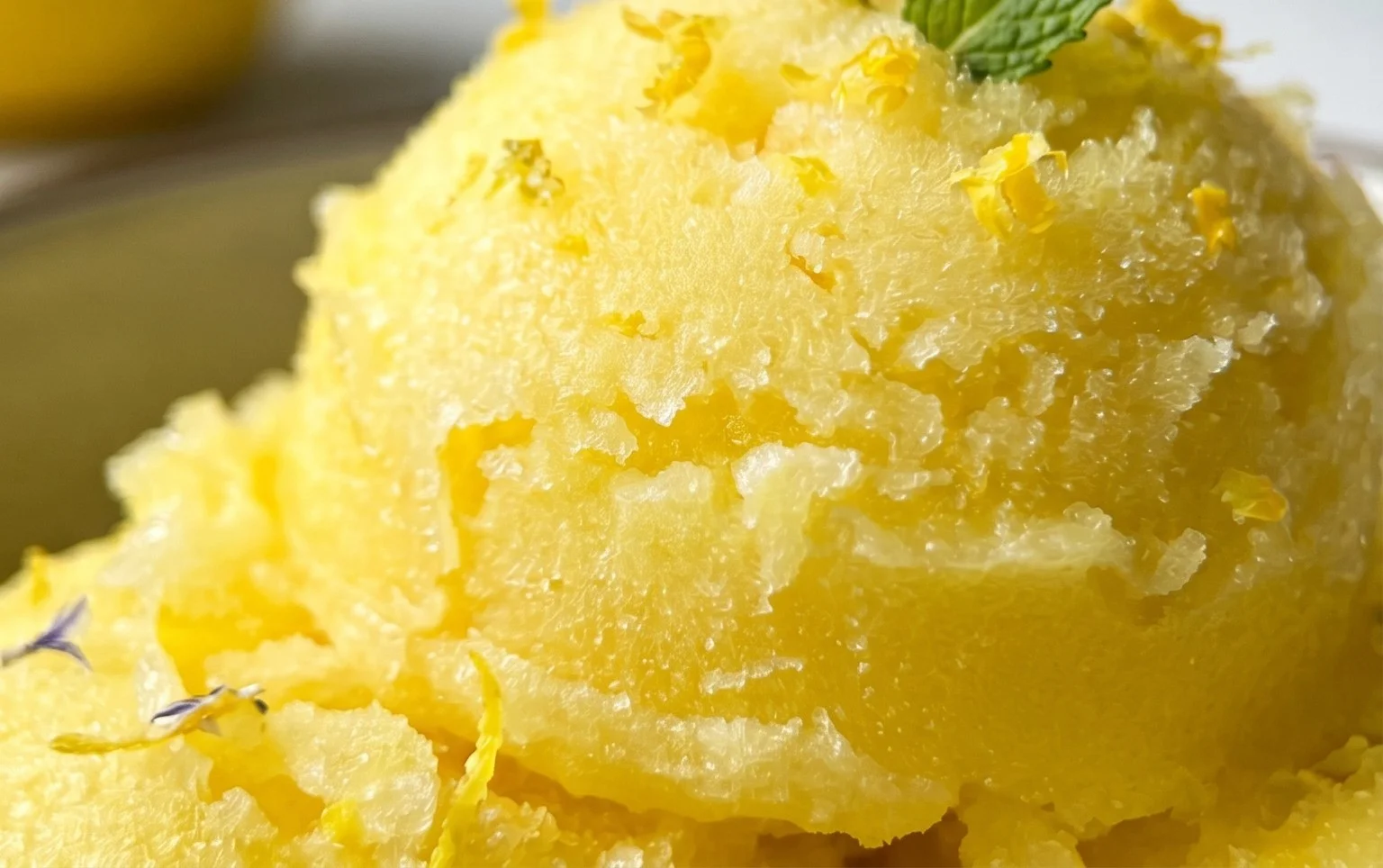 Lemon Sorbet