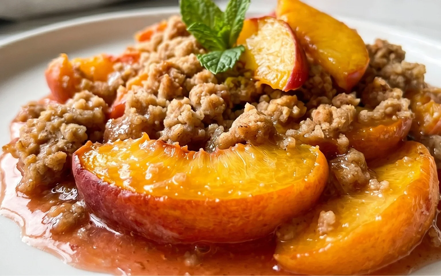 Peach Crisp