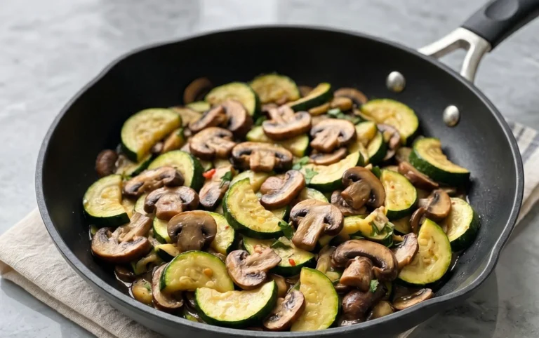 Skillet Zucchini and Mushrooms