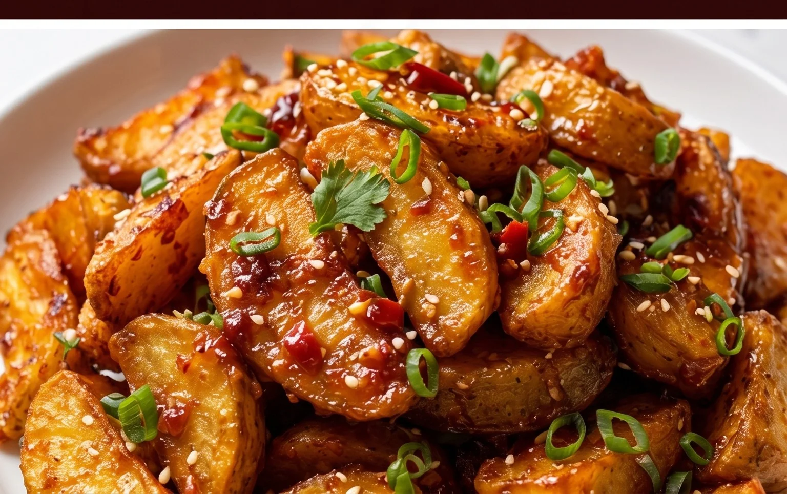 Crispy Honey Chilli Potatoes