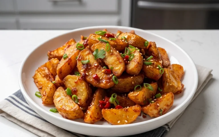 Crispy Honey Chilli Potatoes