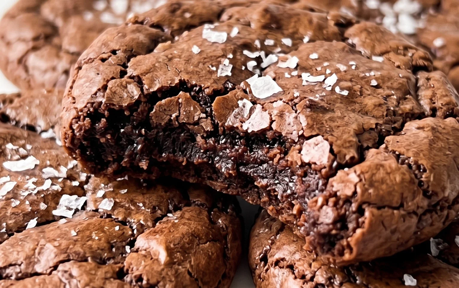 Salted Brownie Cookies
