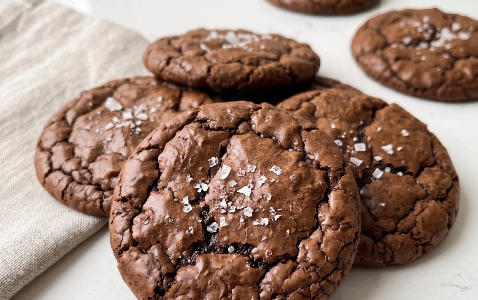 Salted Brownie Cookies