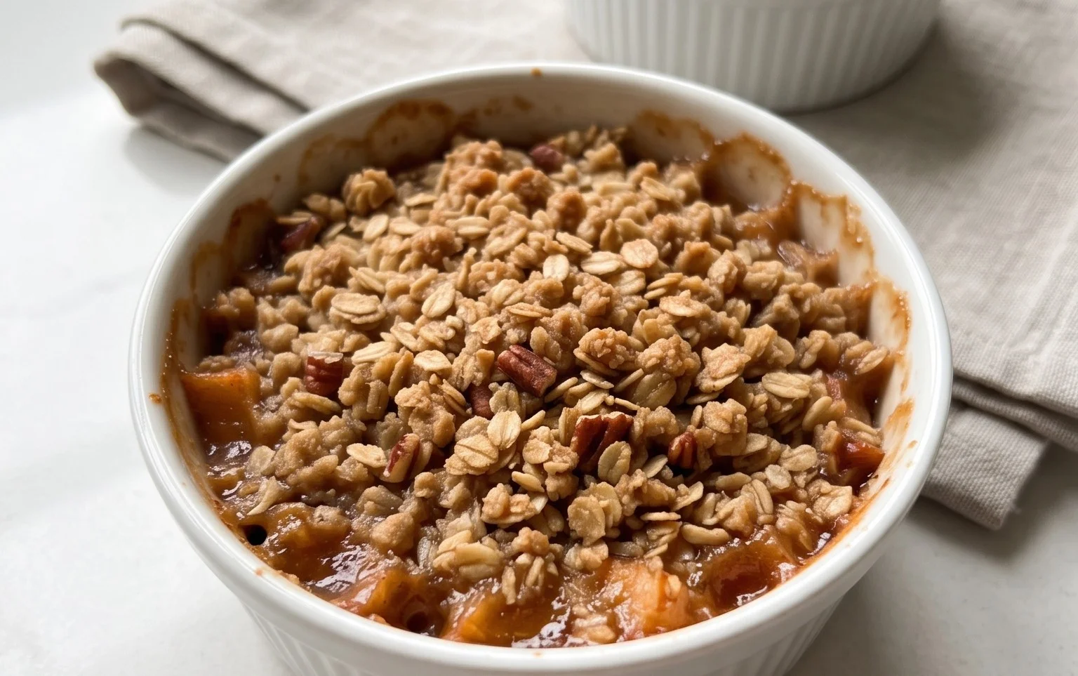 Healthy Breakfast Apple Crum extractble