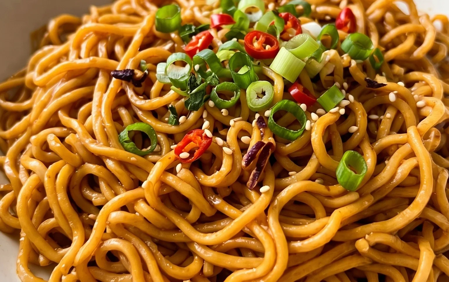 Easy Saucy Ramen Noodles