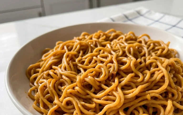 Easy Saucy Ramen Noodles