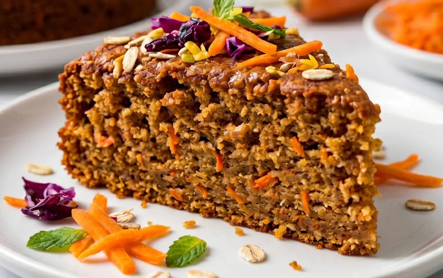 Easy Flourless Oatmeal Carrot Cake Recipe