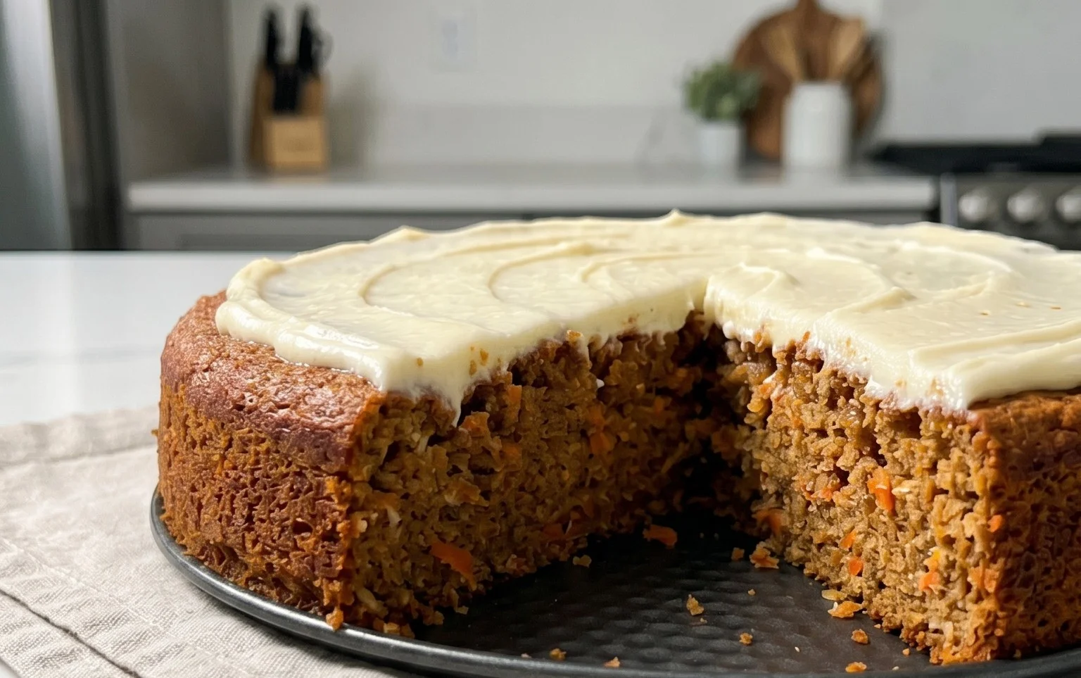Easy Flourless Oatmeal Carrot Cake Recipe