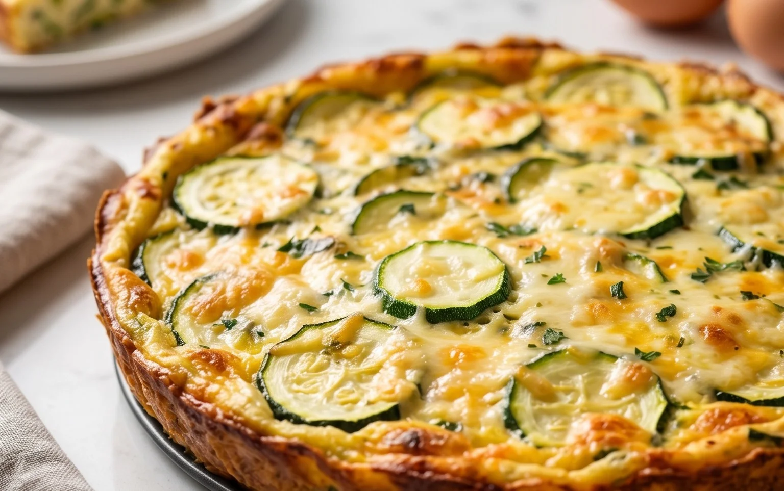 Crustless Zucchini Quiche Recipe